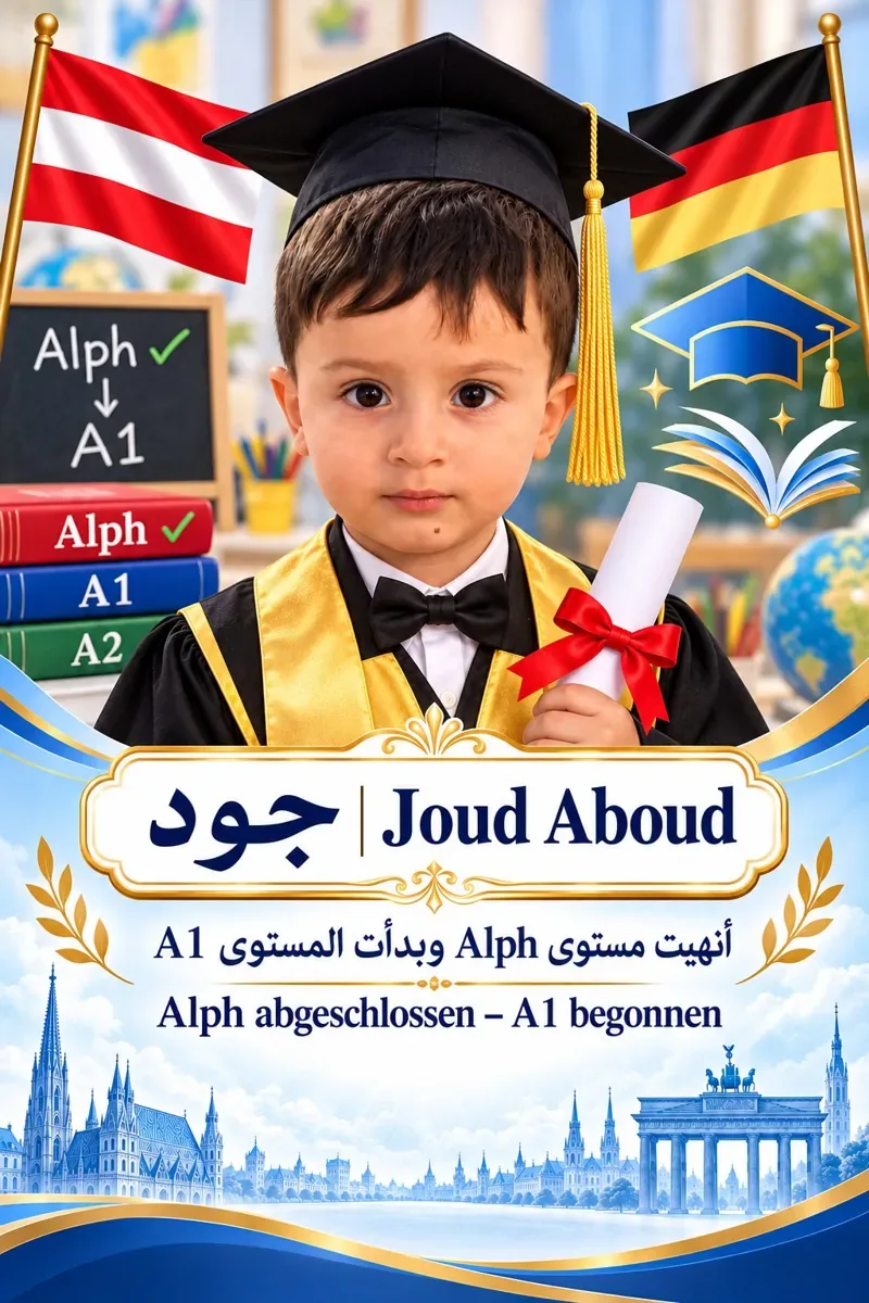 جود تحتفل بإنهاء Alph وبدء A1